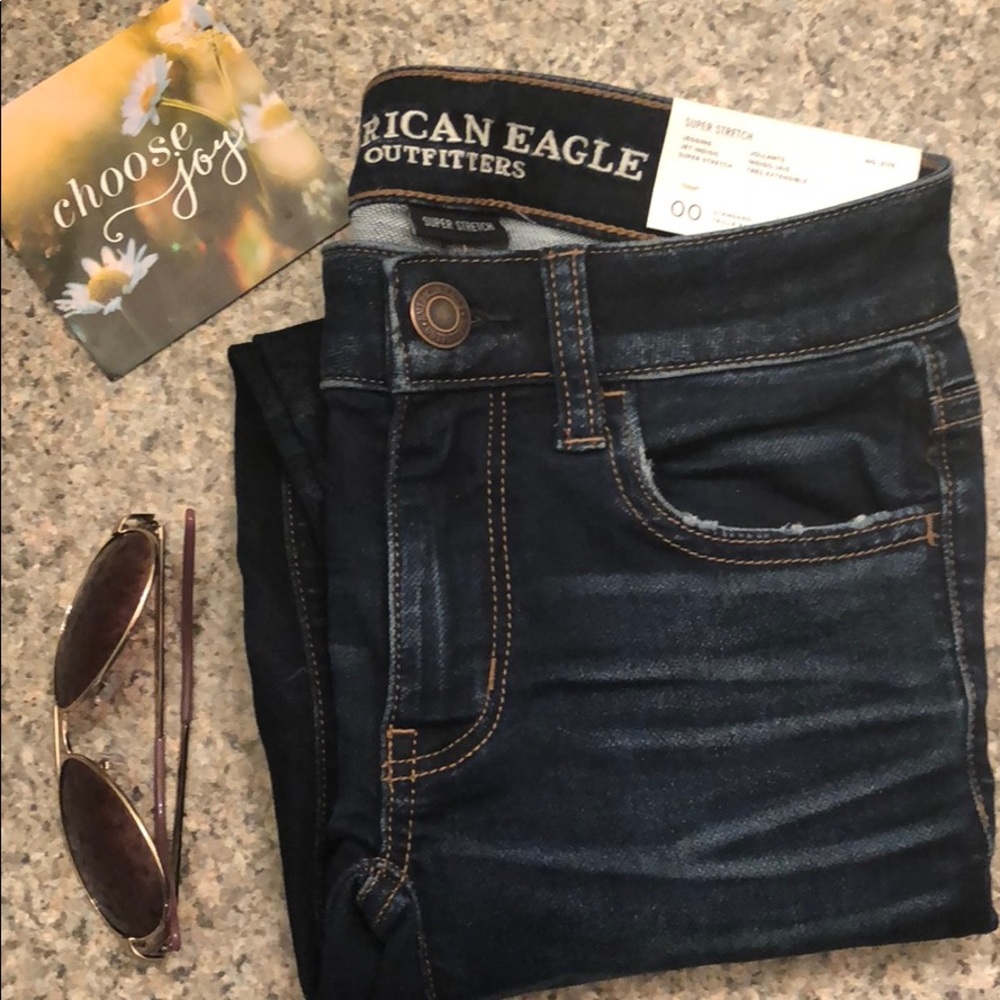 AE Super Stretch Jeggings Size 00 NWT
